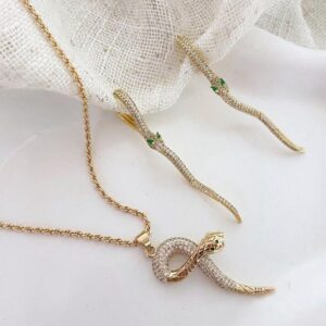 Golden Serpent Necklace