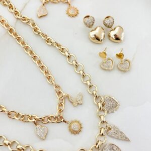 Heart Charms Luxury Necklace