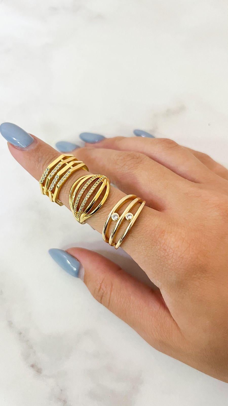 Minimal Gold Rings Set