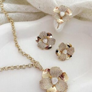 Crystal Bloom Jewelry Set
