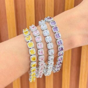 Colored Tennis Bracelet